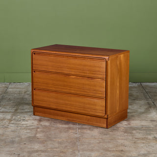 Three Drawer Teak Dresser by Nils Jonsson for Tørring Møbelfabrik