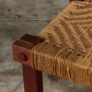 Set of Four Woven Rope Chairs by Mini Boga for Taaru