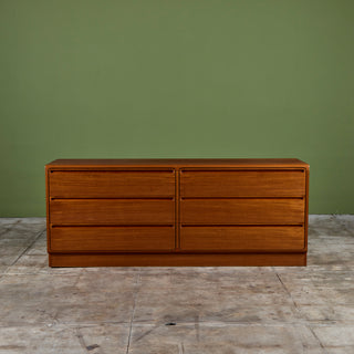 Six Drawer Teak Dresser by Nils Jonsson for Tørring Møbelfabrik