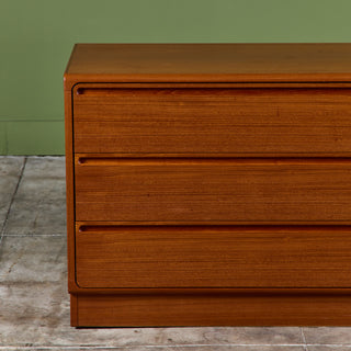 Six Drawer Teak Dresser by Nils Jonsson for Tørring Møbelfabrik