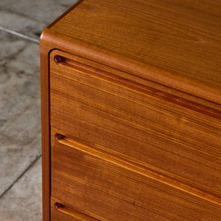Six Drawer Teak Dresser by Nils Jonsson for Tørring Møbelfabrik
