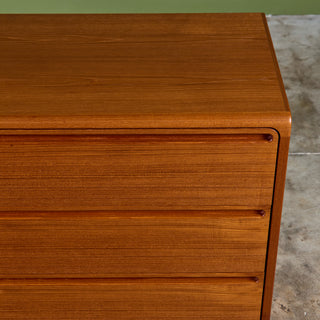 Six Drawer Teak Dresser by Nils Jonsson for Tørring Møbelfabrik
