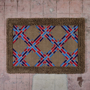 Geometric Shag Rug