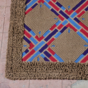 Geometric Shag Rug