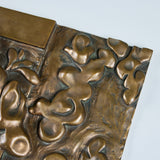 Abstract Cast Bronze Decorative Plaque