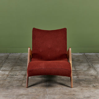 Adrian Pearsall "Crescent" Chaise Lounge for Craft Associates