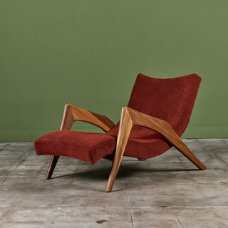Adrian Pearsall "Crescent" Chaise Lounge for Craft Associates