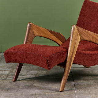Adrian Pearsall "Crescent" Chaise Lounge for Craft Associates