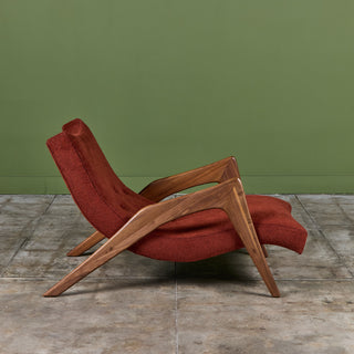 Adrian Pearsall "Crescent" Chaise Lounge for Craft Associates