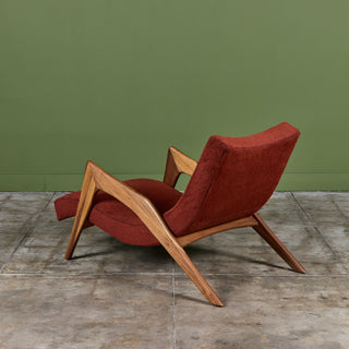 Adrian Pearsall "Crescent" Chaise Lounge for Craft Associates