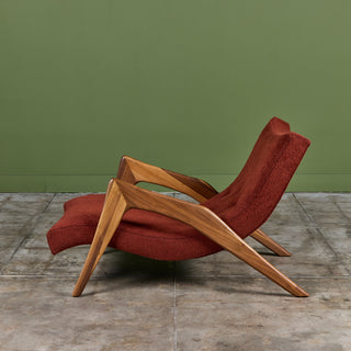 Adrian Pearsall "Crescent" Chaise Lounge for Craft Associates