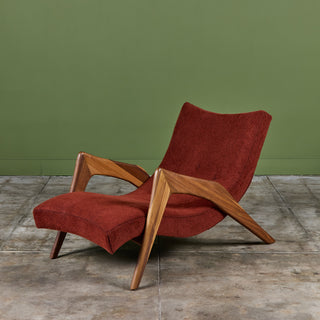 Adrian Pearsall "Crescent" Chaise Lounge for Craft Associates