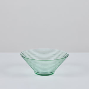 Aino Aalto Ribbed Glass Bowl for Iittala