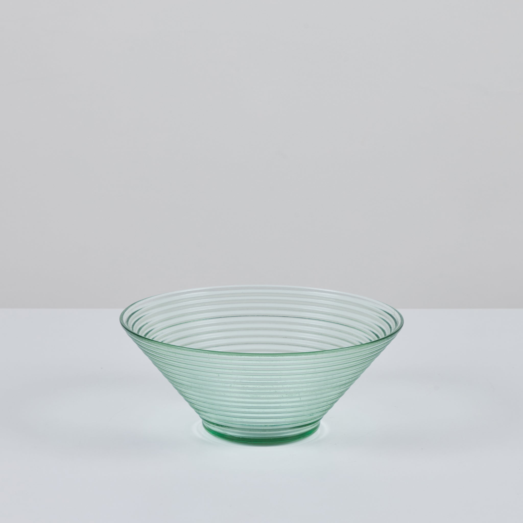 Aino Aalto Ribbed Glass Bowl for Iittala