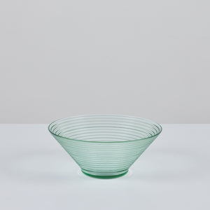 Aino Aalto Ribbed Glass Bowl for Iittala