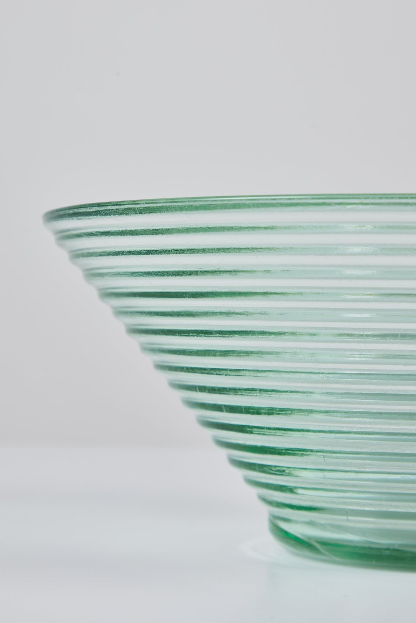 Aino Aalto Ribbed Glass Bowl for Iittala