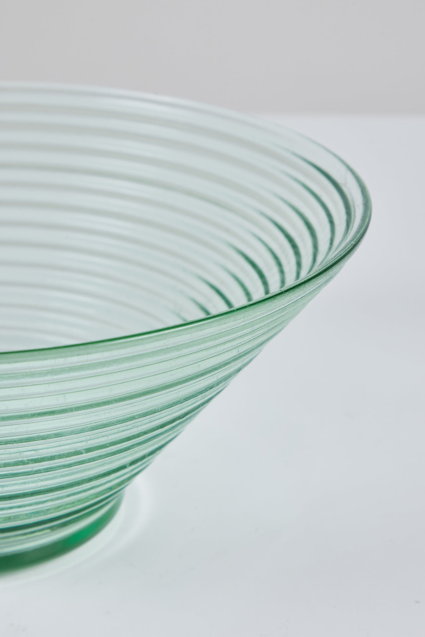 Aino Aalto Ribbed Glass Bowl for Iittala