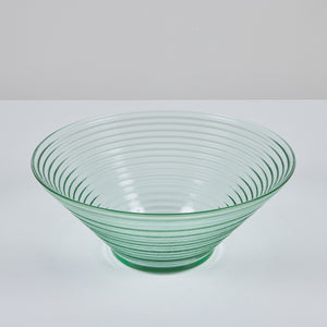 Aino Aalto Ribbed Glass Bowl for Iittala