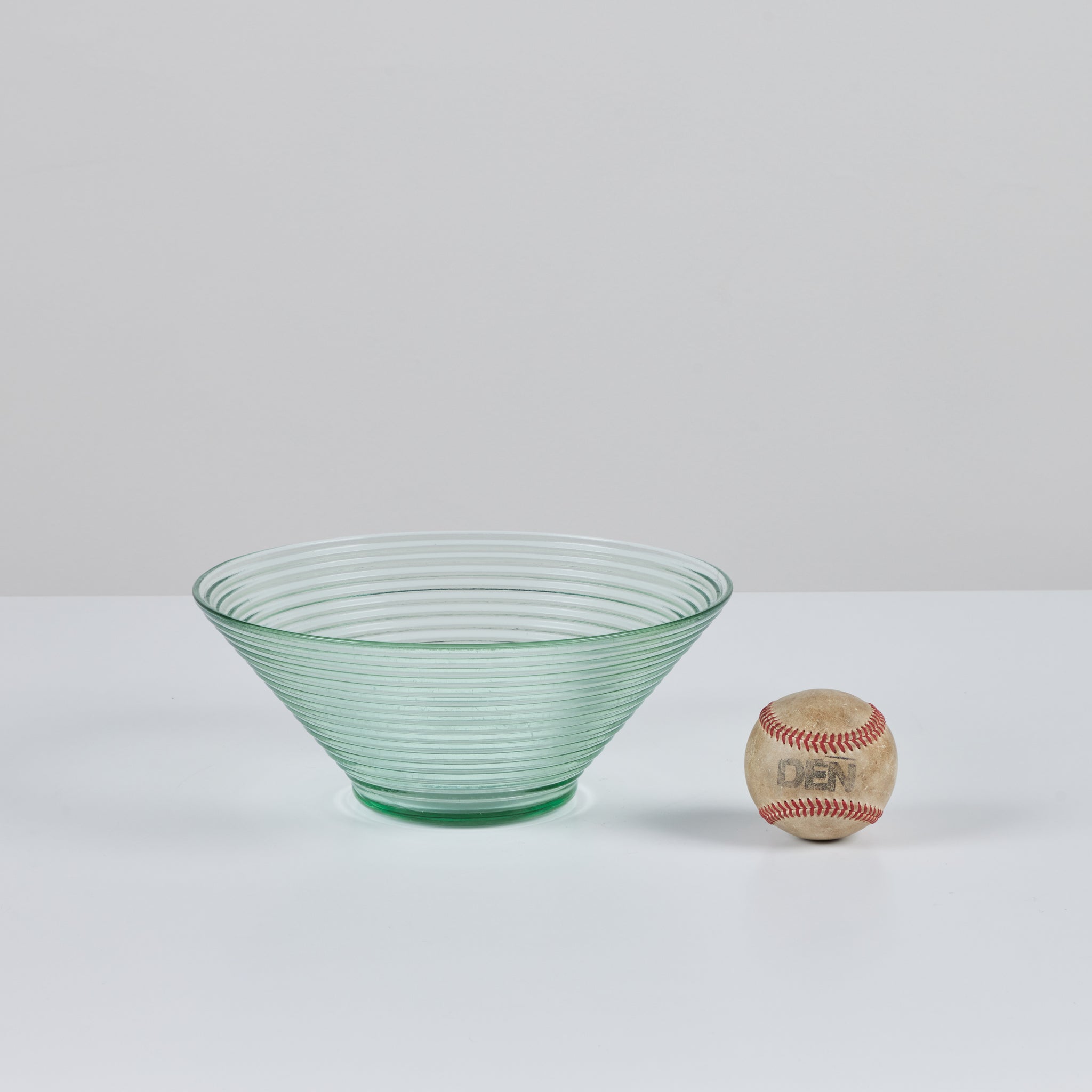 Aino Aalto Ribbed Glass Bowl for Iittala