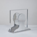 Aluminum Silhouette Magazine Rack