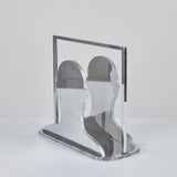 Aluminum Silhouette Magazine Rack