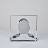 Aluminum Silhouette Magazine Rack