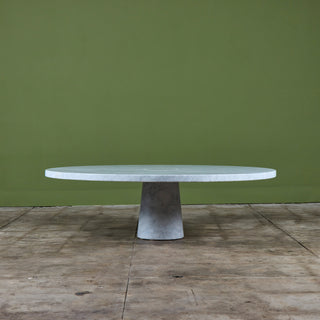Angelo Mangiarotti Carrara Marble Coffee Table for Skipper