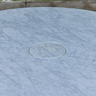 Angelo Mangiarotti Carrara Marble Coffee Table for Skipper