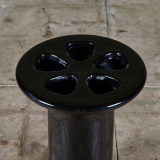 Angelo Mangiarotti Ceramic Glazed Umbrella Stand for Ceramica Brambilla Milano