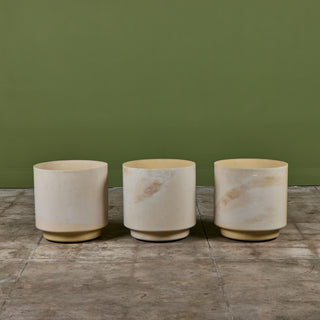 Beige Planter by Anna Castelli Ferrieri for Kartell