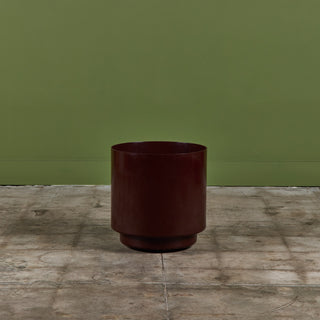 Maroon Planter by Anna Castelli Ferrieri for Kartell