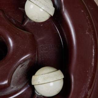 Maroon Planter by Anna Castelli Ferrieri for Kartell