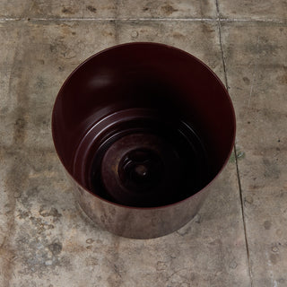 Maroon Planter by Anna Castelli Ferrieri for Kartell