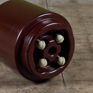 Maroon Planter by Anna Castelli Ferrieri for Kartell