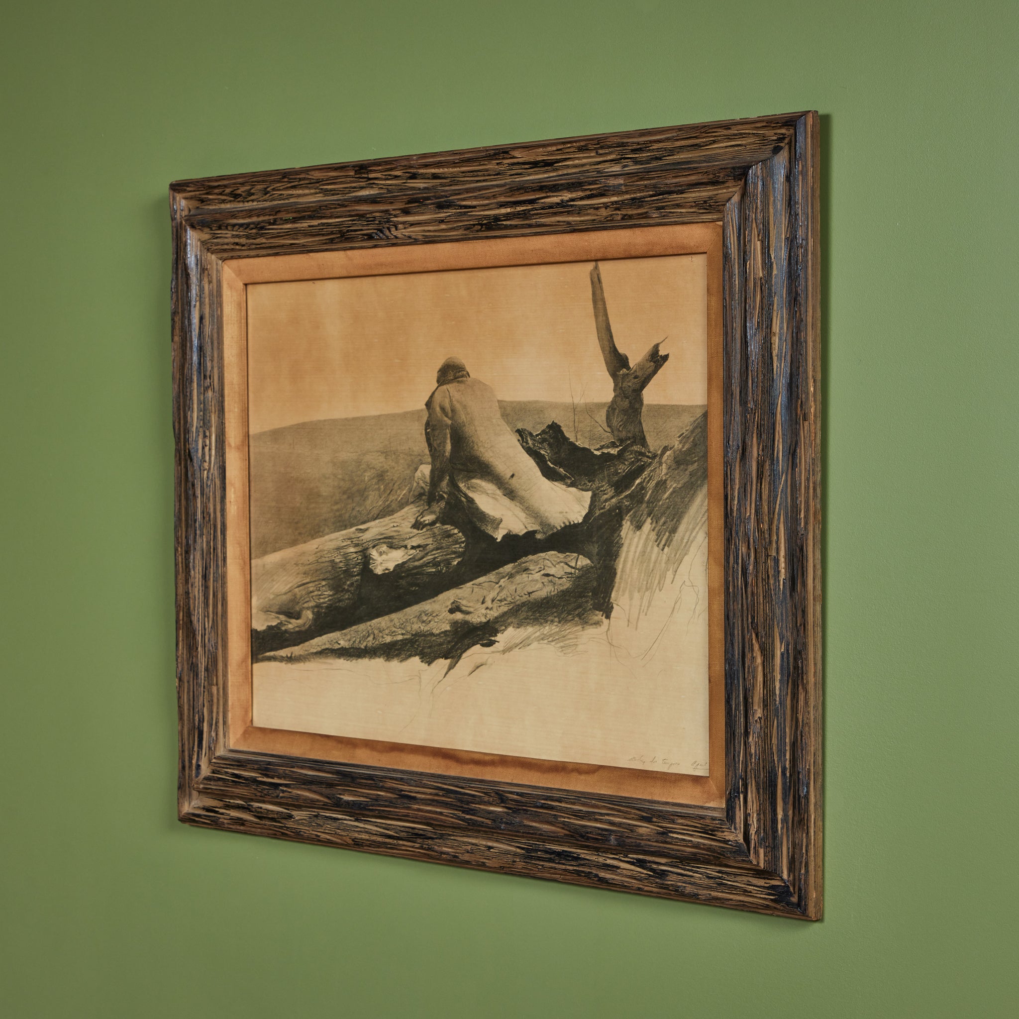 April Wind Lithograph by Andrew Wyeth