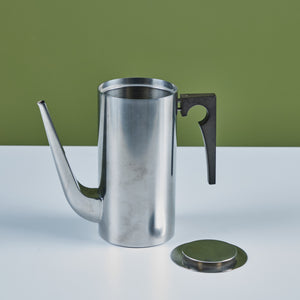 Arne Jacobsen Four Piece Stainless Steel Danish Coffee/Tea Set for Stelton