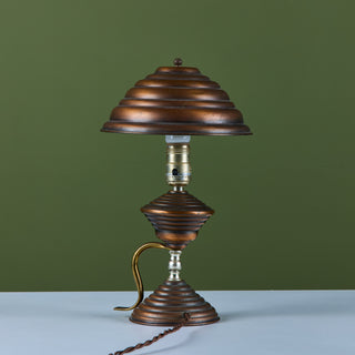 Art Deco Copper Table Lamp