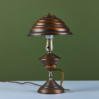 Art Deco Copper Table Lamp