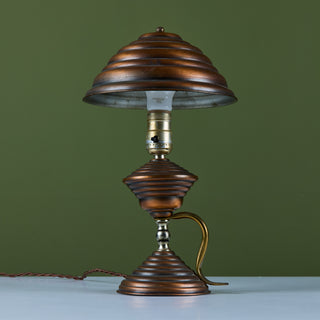Art Deco Copper Table Lamp