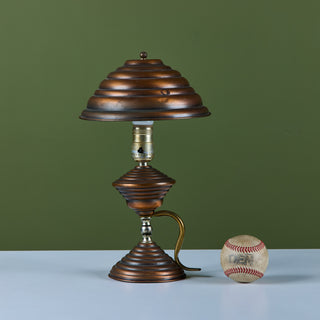 Art Deco Copper Table Lamp