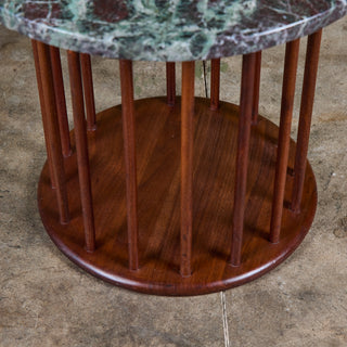 Arthur Umanoff Round Spindle Side Table