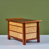 Birdseye Maple and Mahogany Jewelry Box