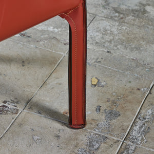 ON HOLD ** Mario Bellini Cab Arm Chair for Cassina
