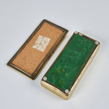 Ben Seibel Leather and Brass Lidded Box for Jenfred-Ware
