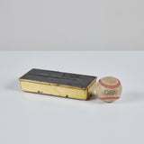 Ben Seibel Leather and Brass Lidded Box for Jenfred-Ware