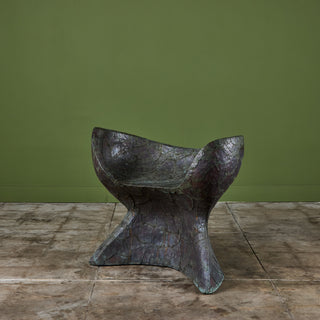 Bill Anson Copper Clad Patchwork Sculptural Chair
