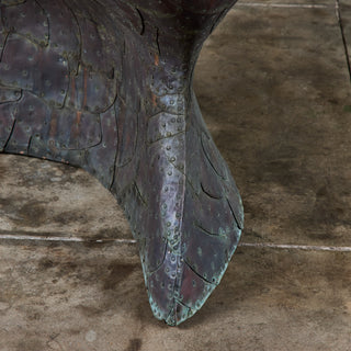 Bill Anson Copper Clad Patchwork Sculptural Chair