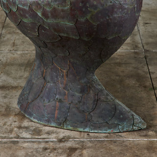 Bill Anson Copper Clad Patchwork Sculptural Chair