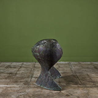 Bill Anson Copper Clad Patchwork Sculptural Chair