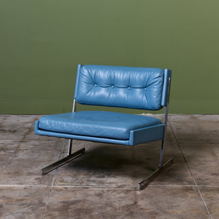 Harvey Probber Leather Lounge Chair